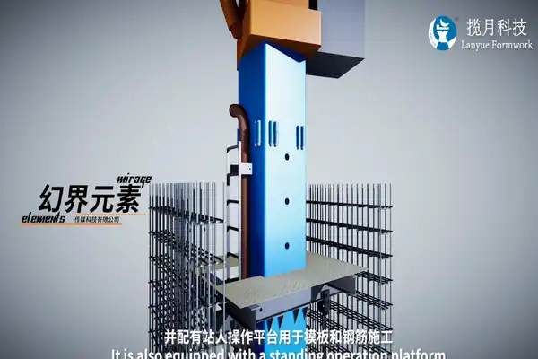 井筒爬模动画